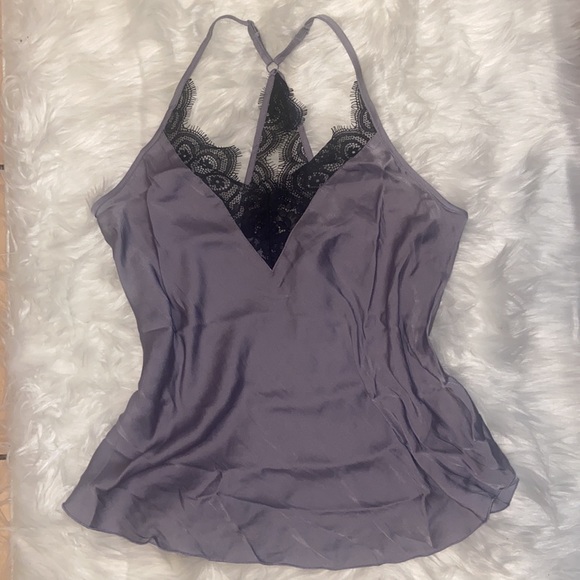 NWT Free People starlight lace mauve cami - Picture 6 of 7